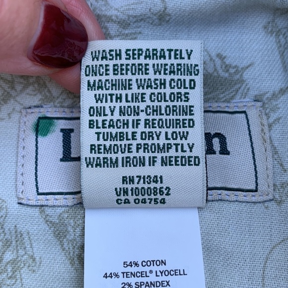 L.l. Bean Stonecoast Khaki Short - Olive Green - Picture 16 of 16